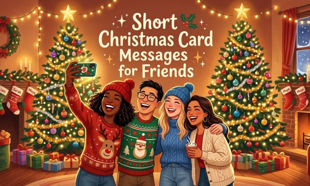 Short Christmas Card Messages for Friends