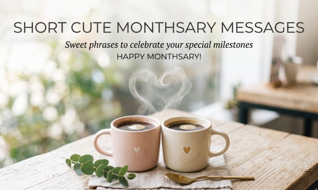 Short Cute Monthsary Messages For Girlfriend