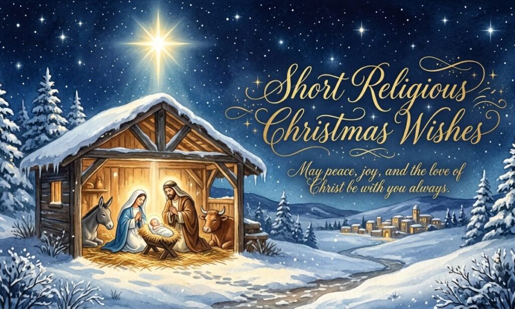 Short Religious Christmas Wishes