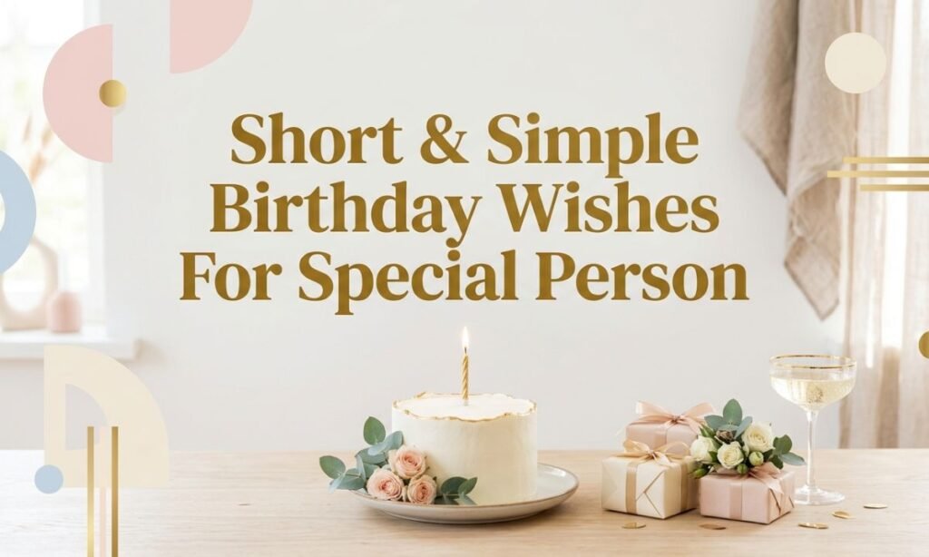 Short & Simple Birthday Wishes For Special Person