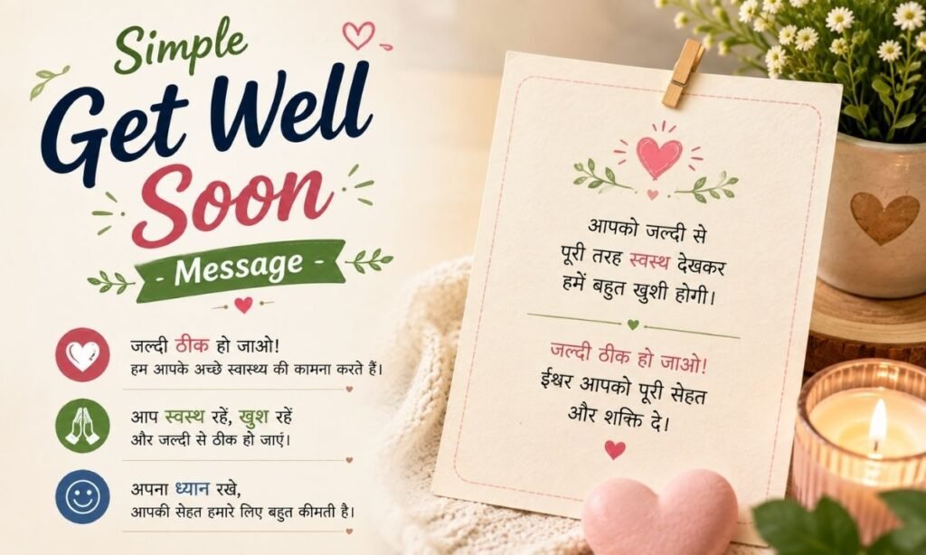 Simple Get Well Soon Message