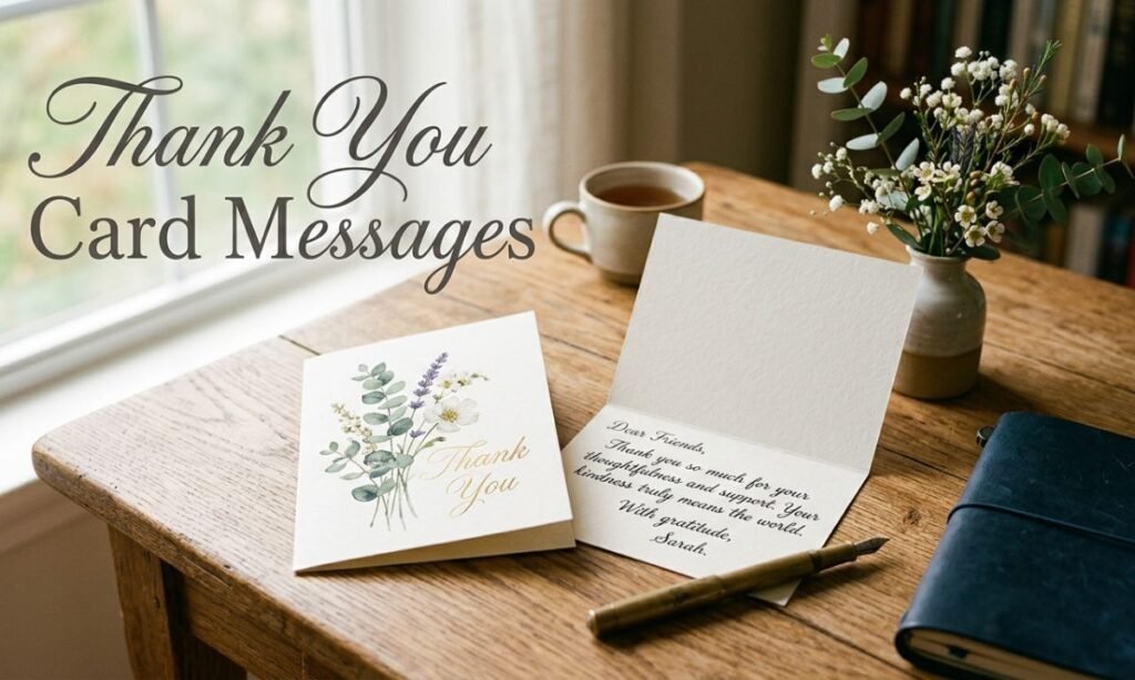 Thank You Card Messages