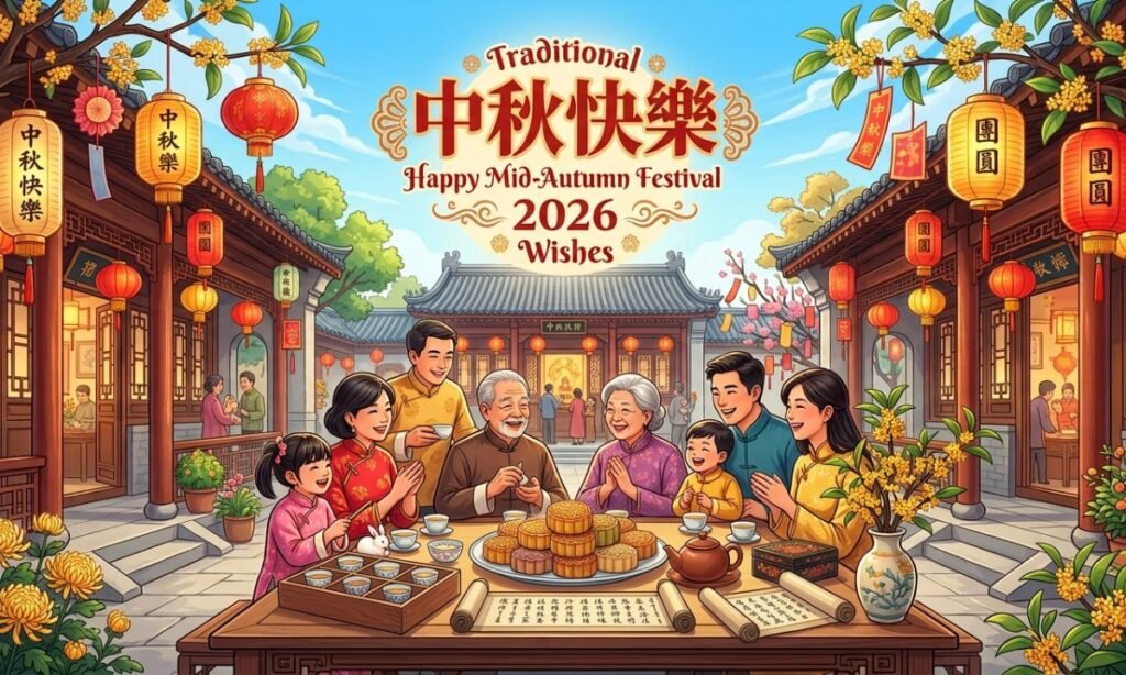 Traditional Happy Mid-Autumn Festival 2026 Wishes 
