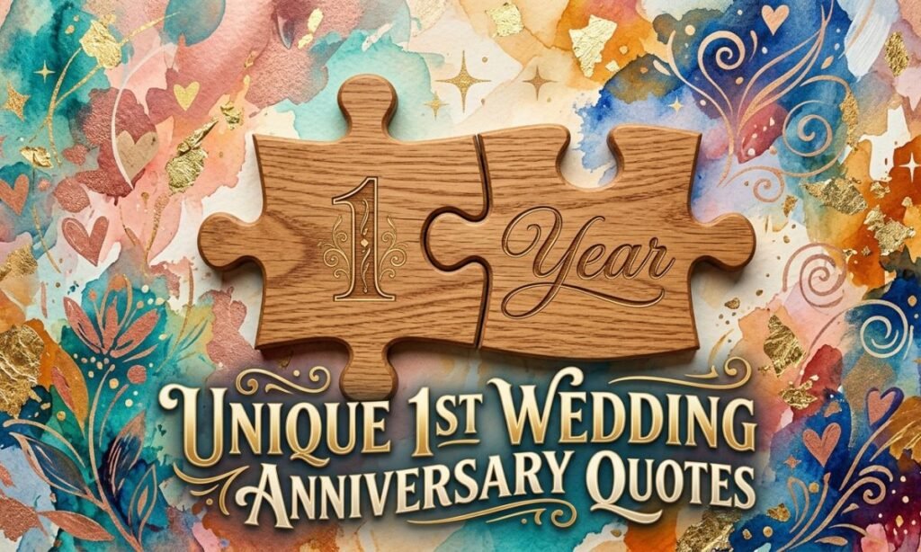 Unique 1st Wedding Anniversary Quotes