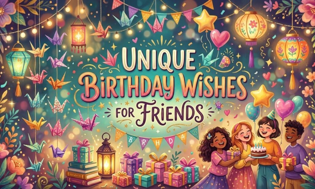 Unique Birthday Wishes For Friends