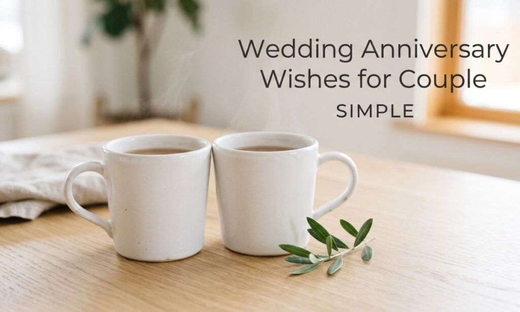 Wedding Anniversary Wishes for Couple Simple