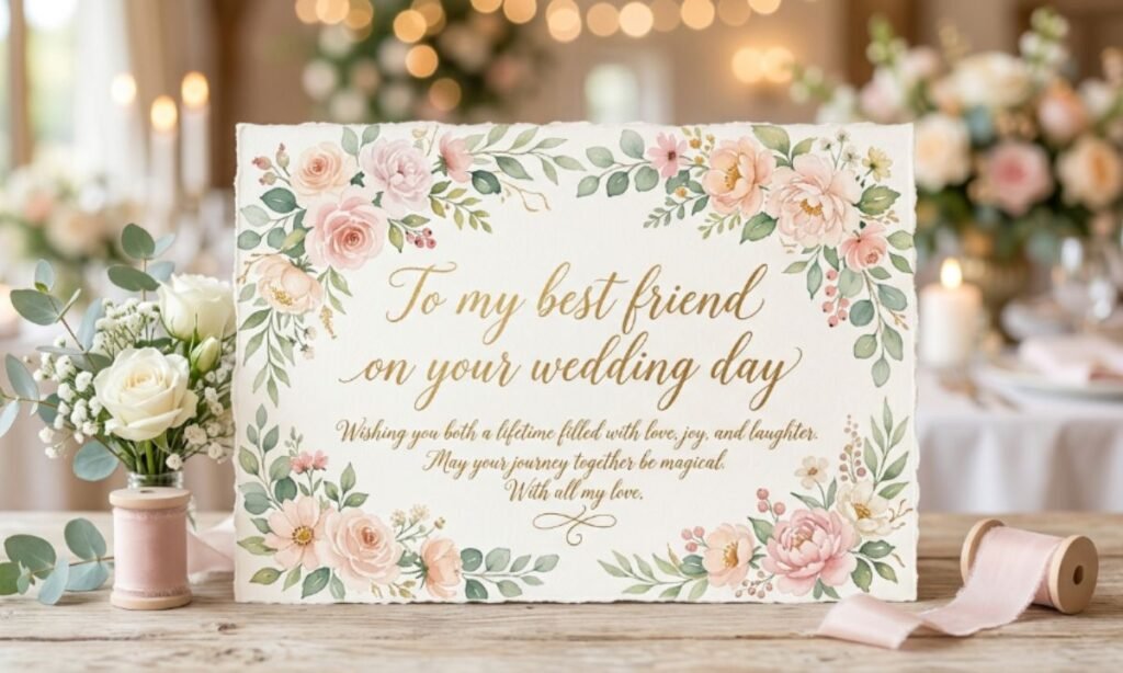 Wedding Wishes For Best Friend