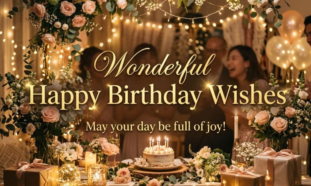 Wonderful Happy Birthday Wishes