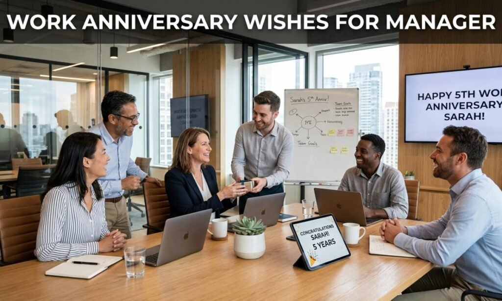 Work Anniversary Wishes For Manager