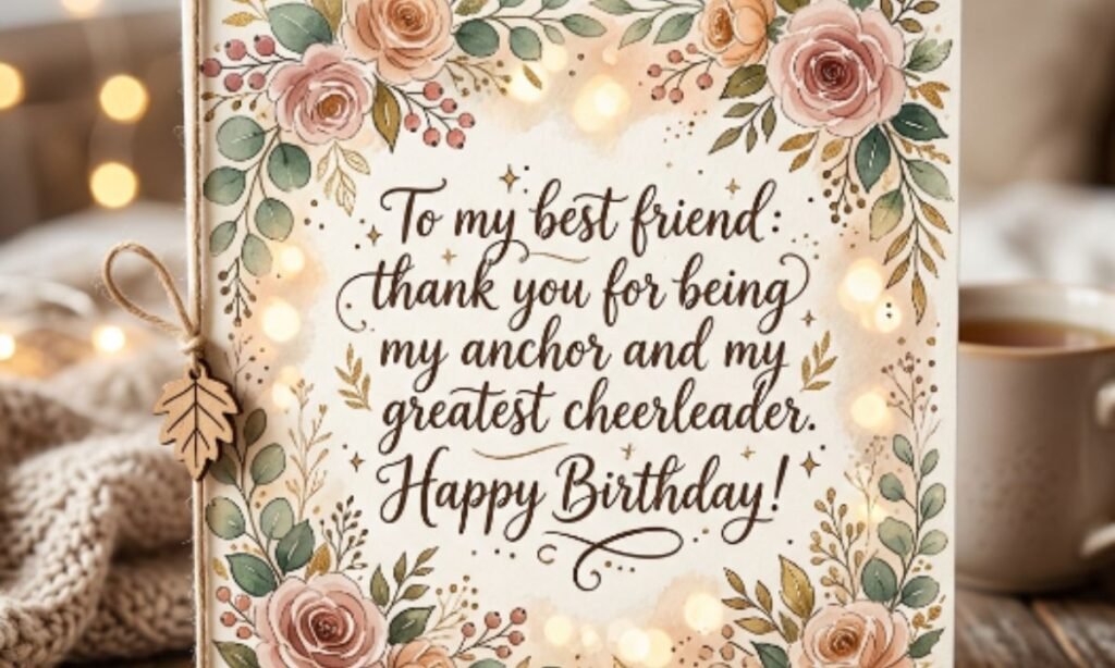 ❤️ Heartfelt Birthday Wishes for Best Friend