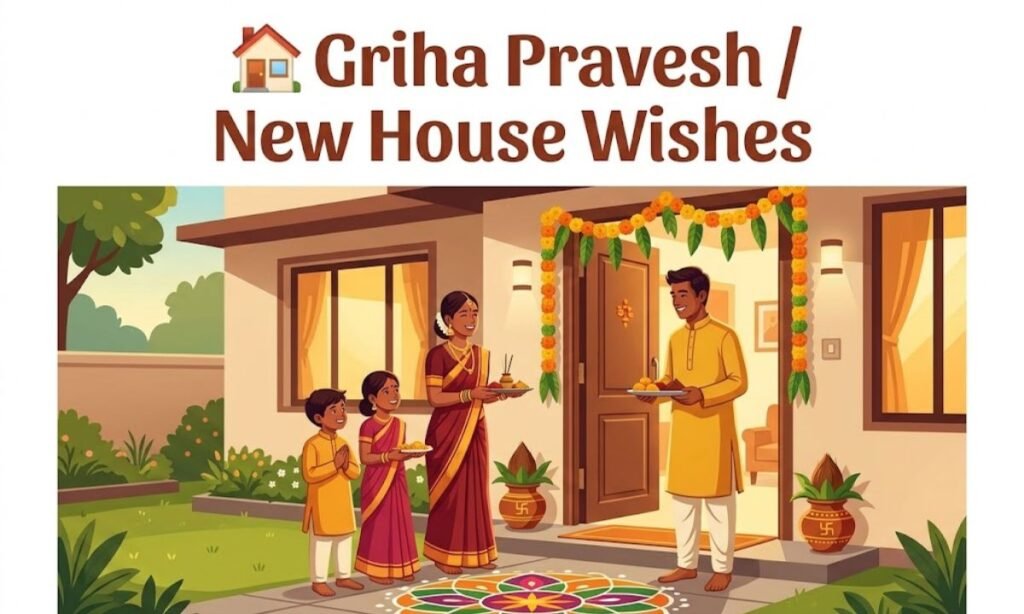 🏠 Griha Pravesh New House Congratulations Wishes