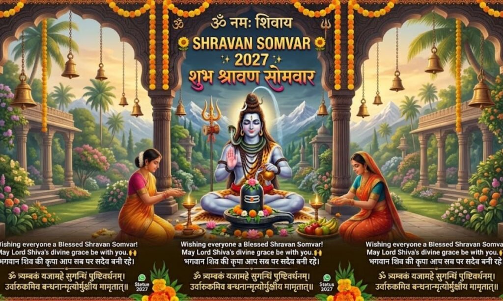 📱 Shravan Somvar WhatsApp Status 2027