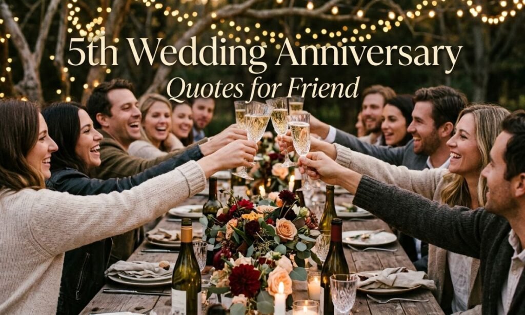5th Wedding Anniversary Quotes for Friend