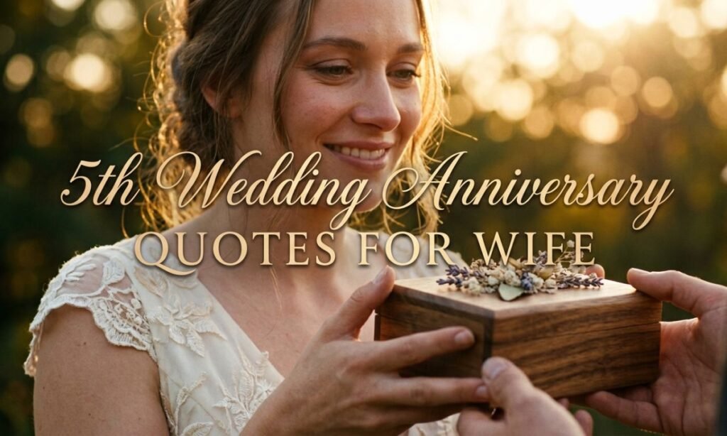 5th Wedding Anniversary Quotes for Wife