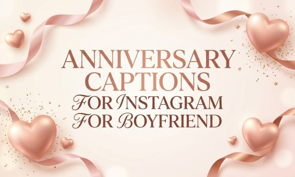 Anniversary Captions For Instagram For Boyfriend