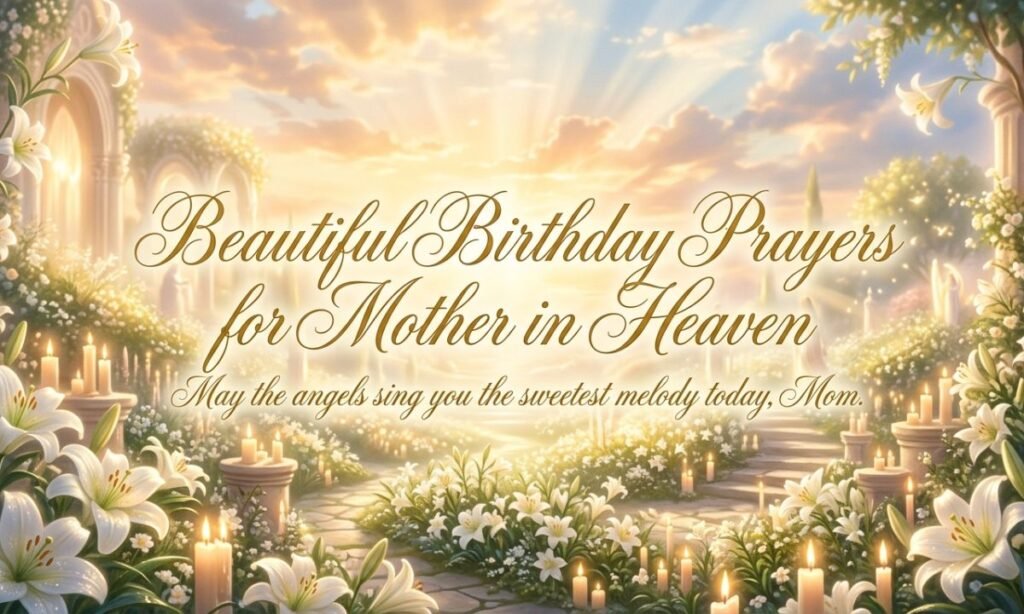 Beautiful Birthday Prayers for Mother in Heaven