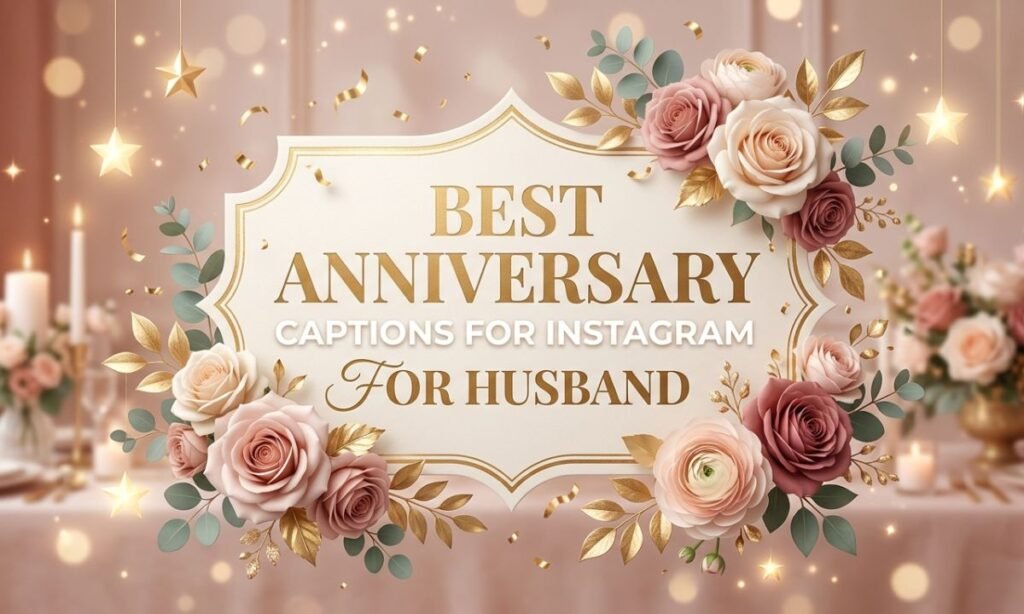 Best Anniversary Captions For Instagram For Husband