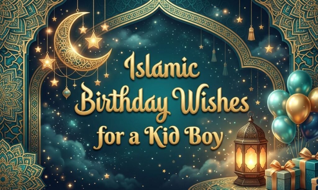Birthday Wishes for Kid Boy Islamic