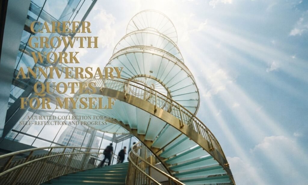 Career Growth Work Anniversary Quotes For Myself