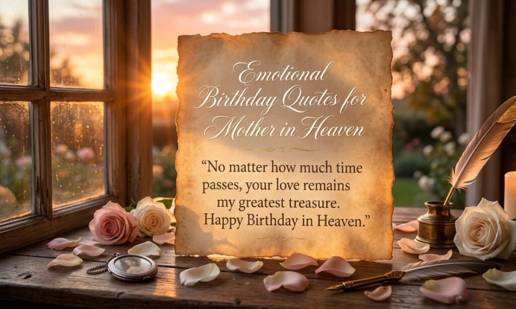 Emotional Birthday Quotes for Mother in Heaven