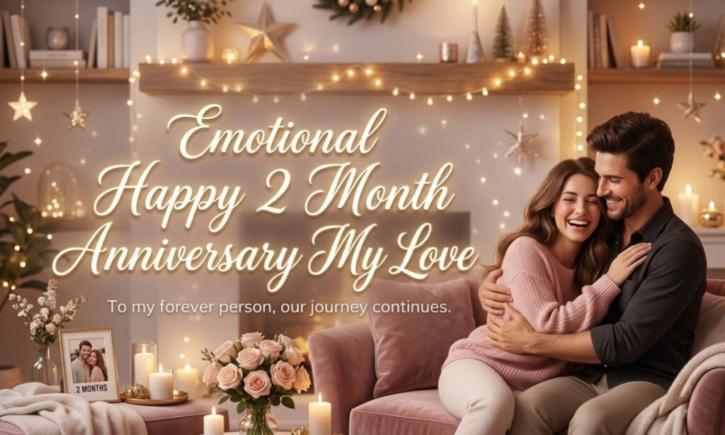 Emotional Happy 2 Month Anniversary My Love