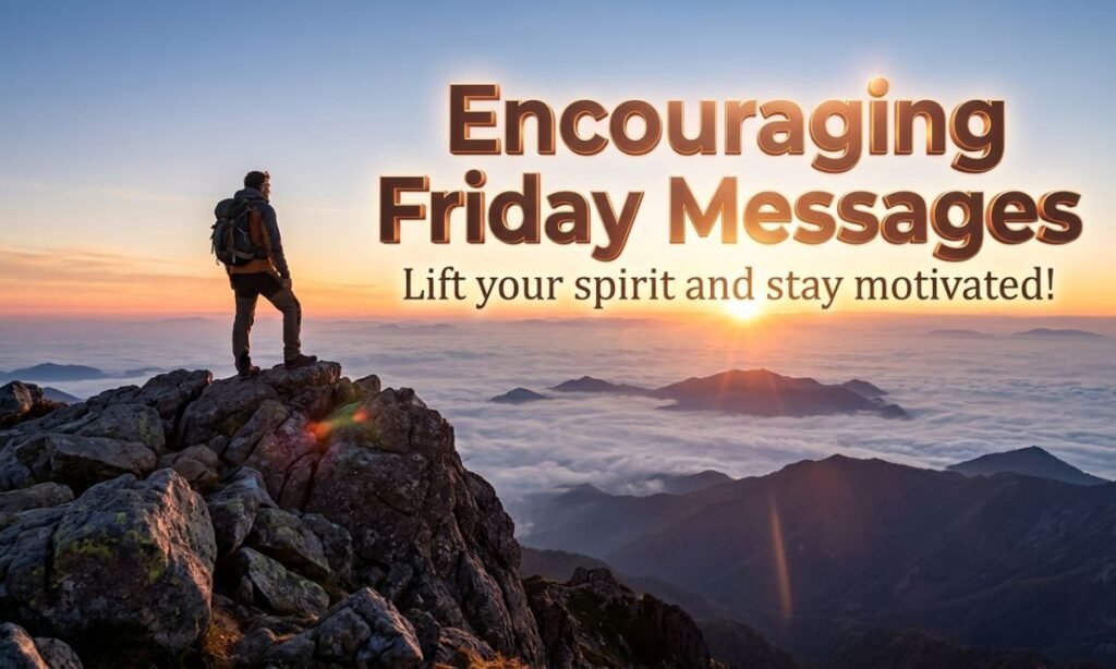 Encouraging Friday Messages to Lift Your Spirit and Motivate You