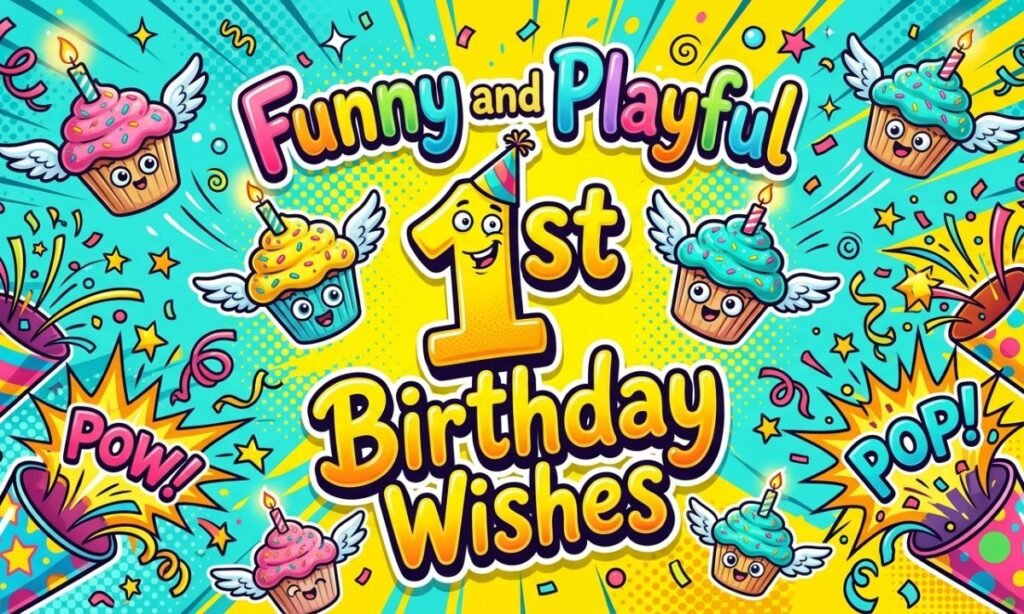 Funny and Playful 1st Birthday Wishes