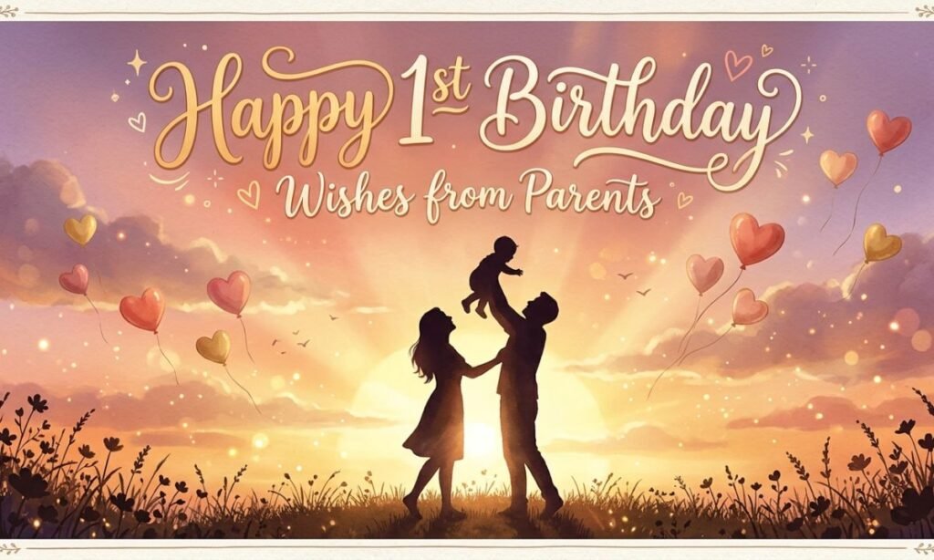 Happy 1st Birthday Wishes from Parents