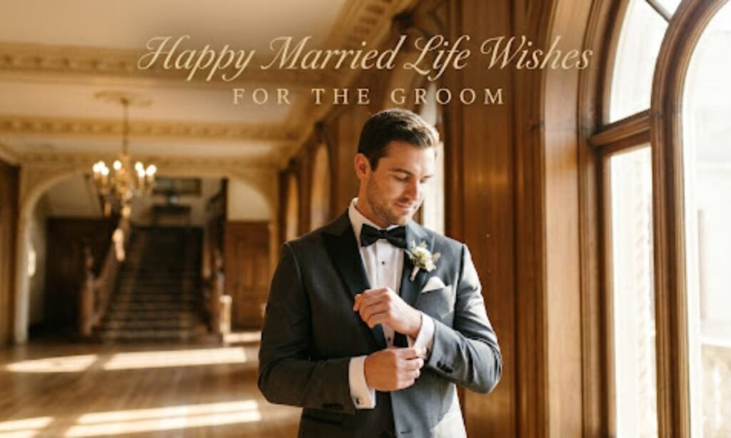 Happy Married Life Wishes for the Groom