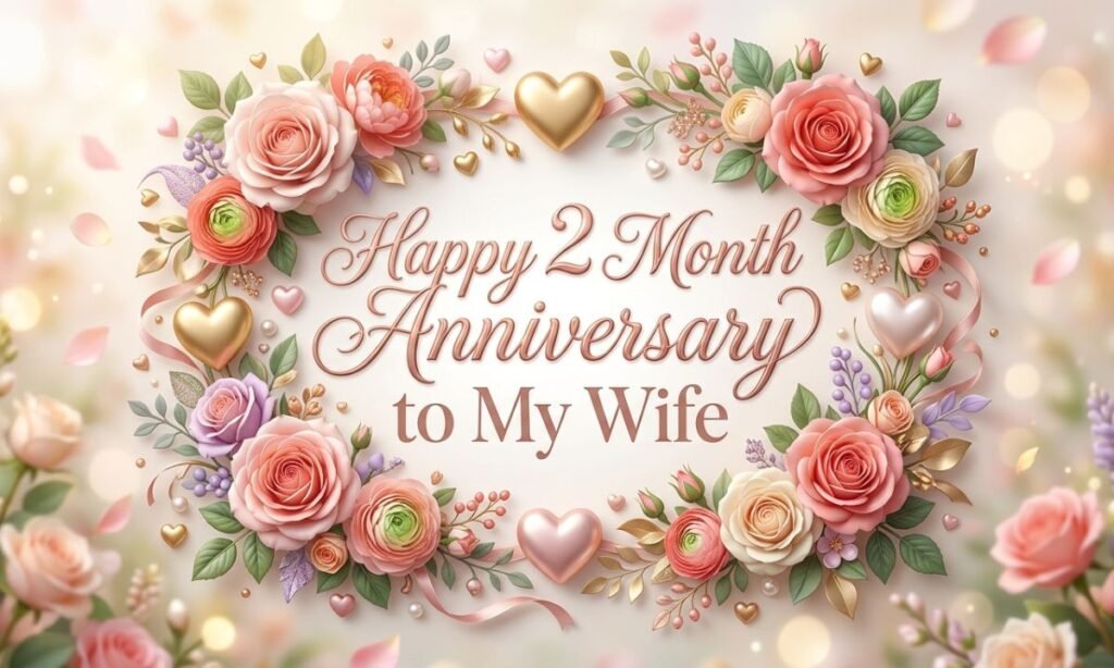 Heartfelt 2 Month Anniversary Messages for Wife