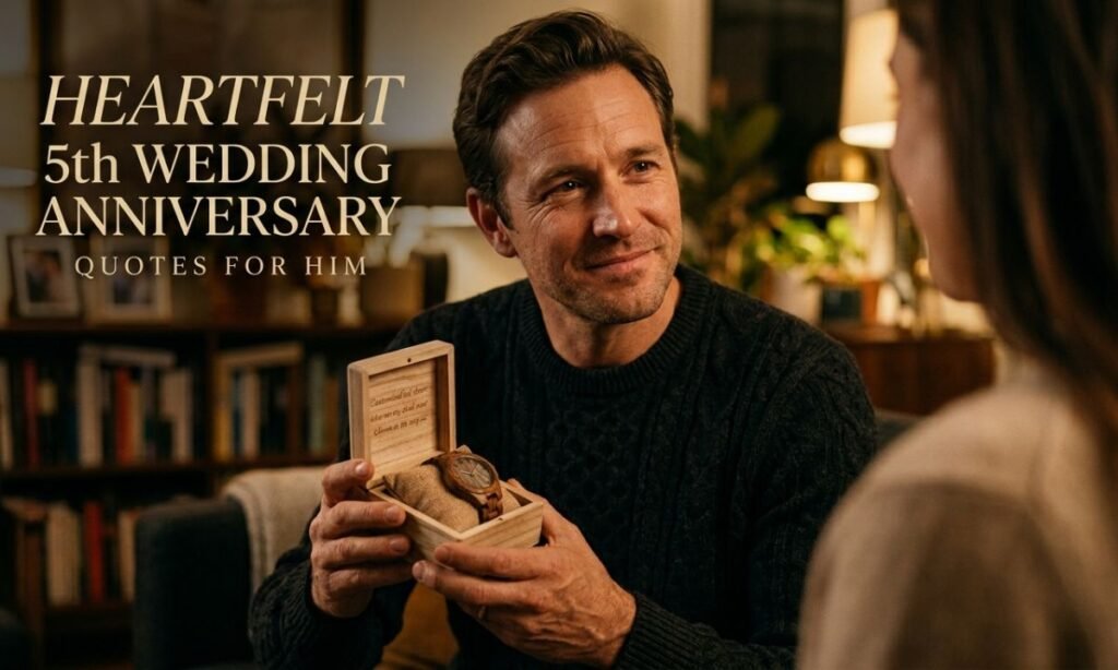 Heartfelt 5th Wedding Anniversary Quotes for Him