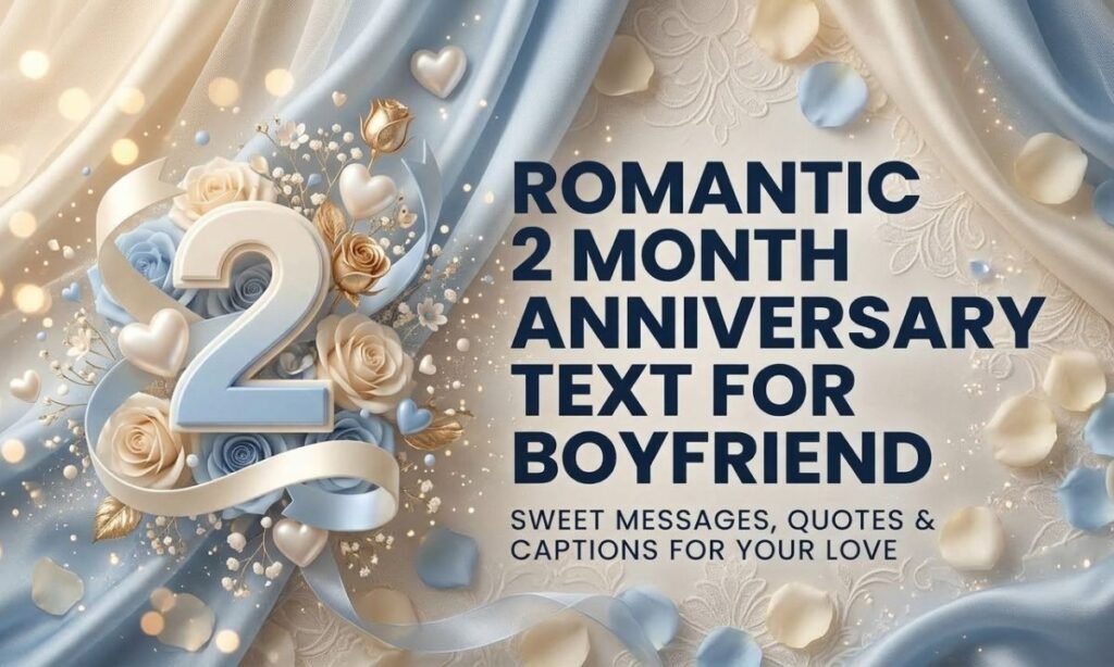 Romantic 2 Month Anniversary Text for Boyfriend