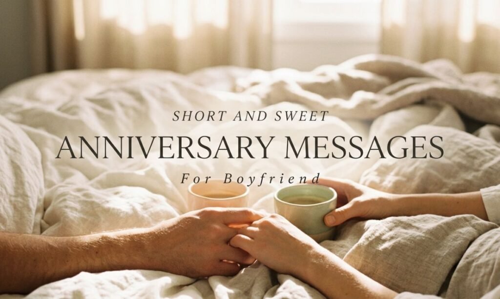 Short And Sweet Anniversary Messages For Boyfriend
