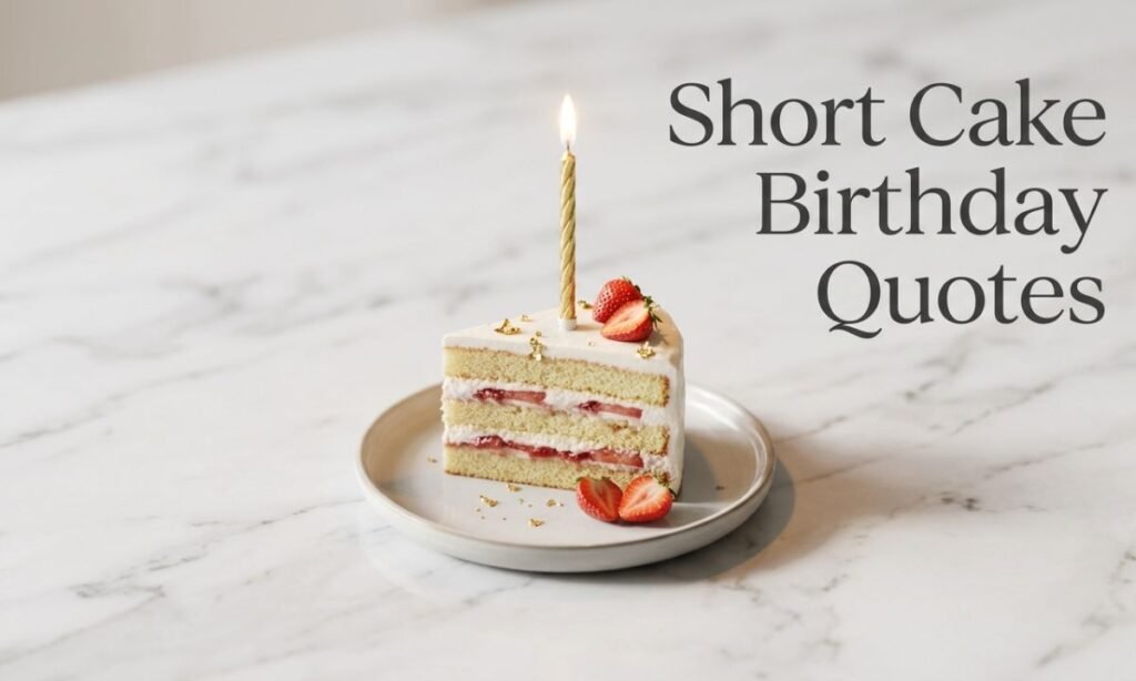 Short Cake Birthday Quotes