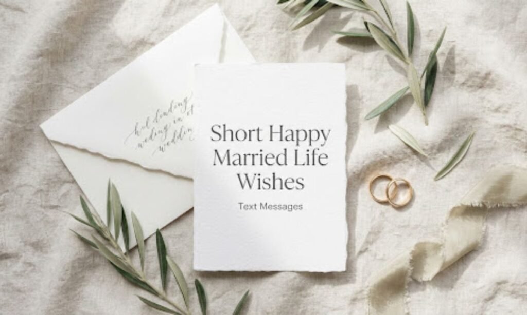 Short Happy Married Life Wishes Text Messages