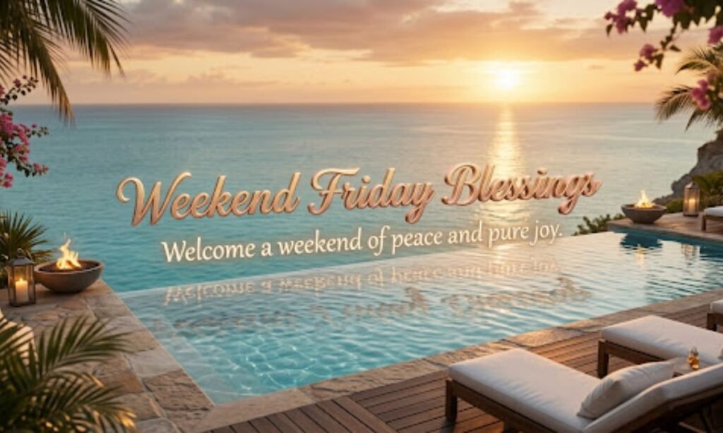 Weekend Friday Blessings to Welcome Relaxation & Joy