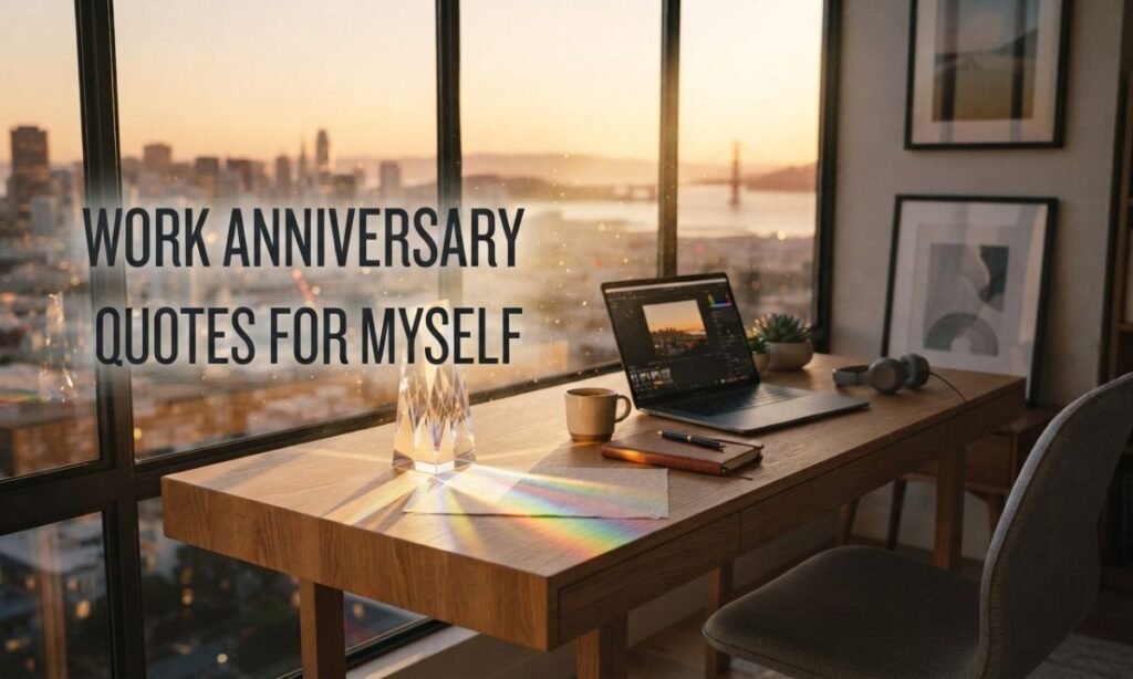 Work Anniversary Quotes for Myself