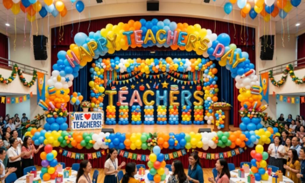 Amazing Balloon Decoration Ideas for Teachers Day