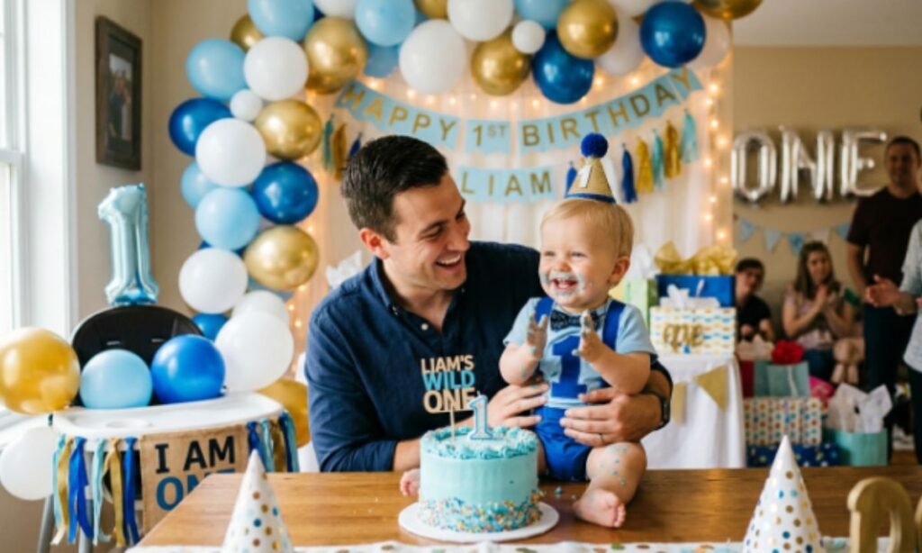First Birthday Wishes for a Baby Boy from Dad