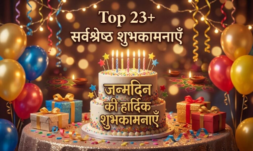 Top 23+ Happy Birthday Wishes in Hindi | शुभकामनाएं व कोट्स
