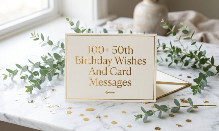 100+ 50th Birthday Wishes And Card Messages