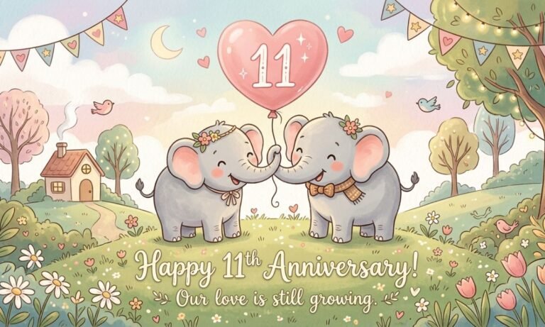 170+ 11th Wedding Anniversary Quotes for Loved Ones