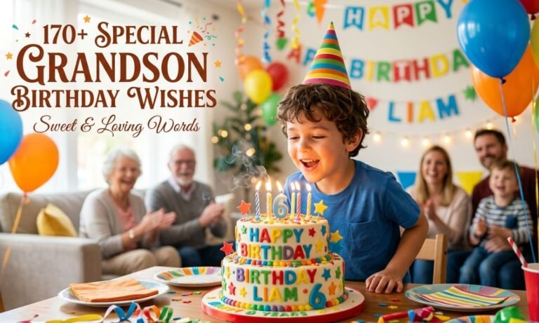 170+ Special Grandson Birthday Wishes Sweet & Loving Words