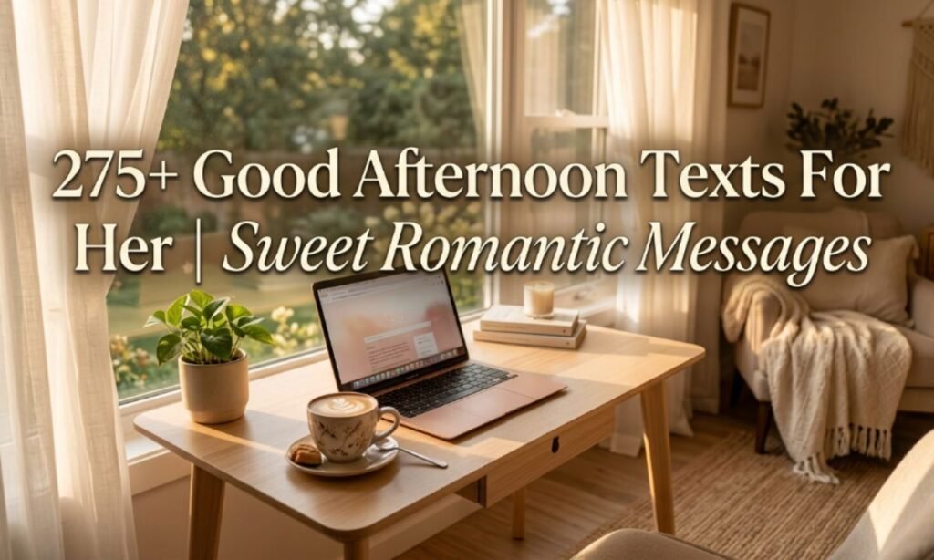 275+ Heartwarming Good Afternoon Texts For Her | Sweet Romantic Messages