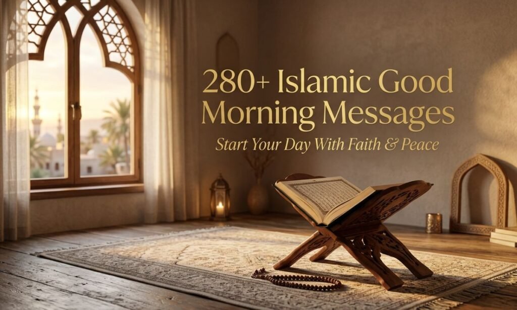 280+ Islamic Good Morning Messages To Start Day