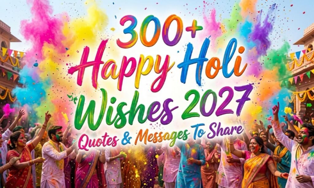 300+ Happy Holi Wishes 2027, Quotes & Messages To Share