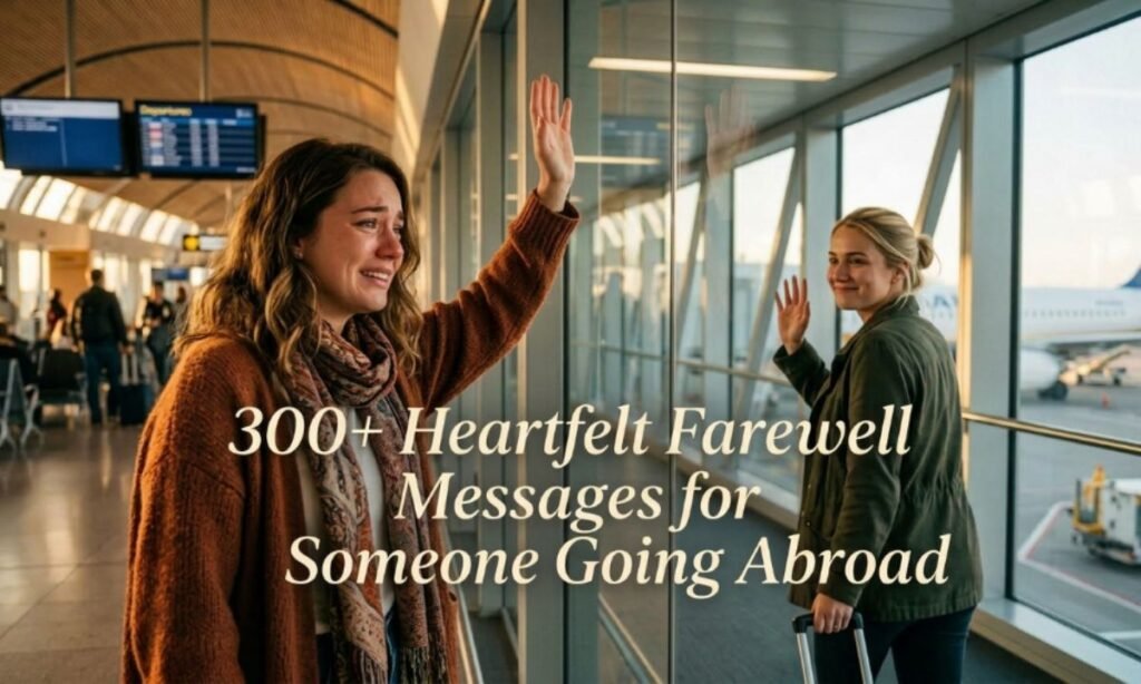 300+ Heartfelt Farewell Messages for Someone Going Abroad