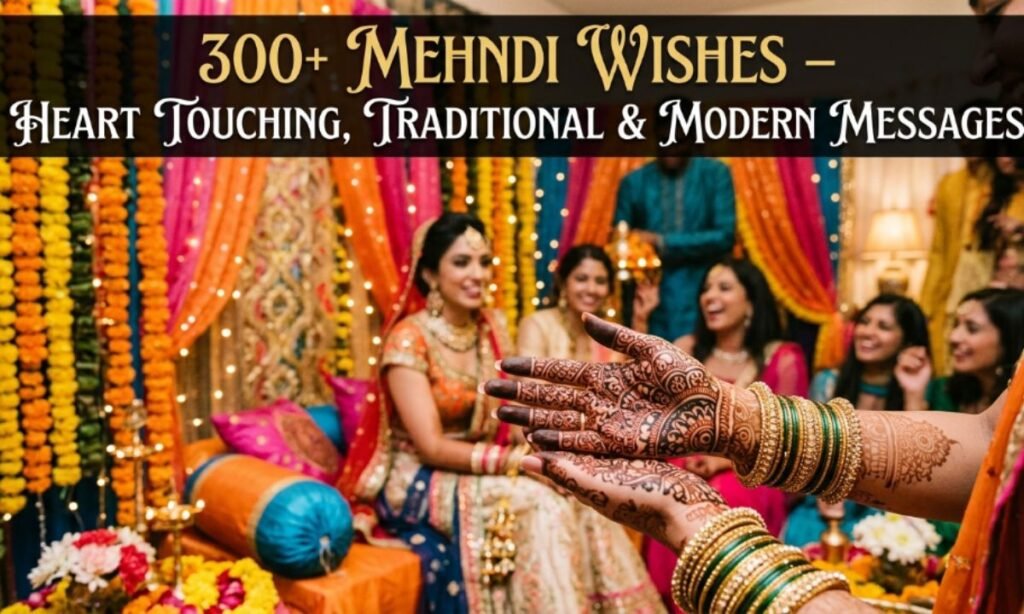 300+ MEHNDI WISHES – HEART TOUCHING, TRADITIONAL & MODERN MESSAGES