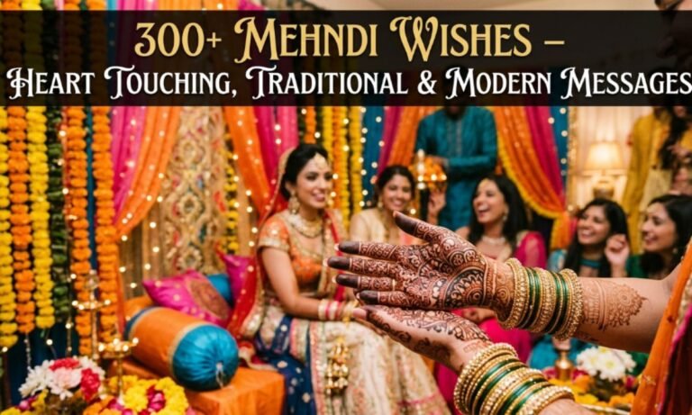 300+ MEHNDI WISHES – HEART TOUCHING, TRADITIONAL & MODERN MESSAGES