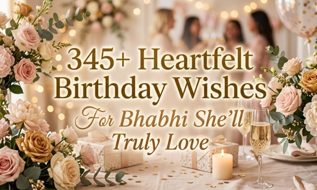 345+ Heartfelt Birthday Wishes For Bhabhi She’ll Truly Love